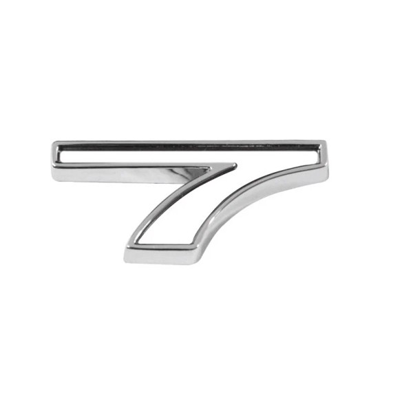 Trim Parts 1900-13 GM All Generic Number "7" Emblem, White