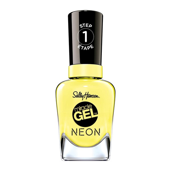 Sally Hansen, Miracle Gel Nail Polish Shade 055 Packaging May Vary, Lemonchillo (Neon)