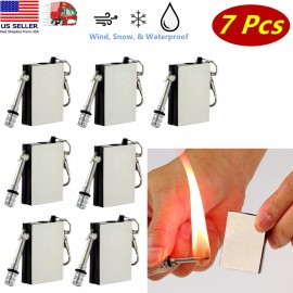 outcamp 7x Waterproof Permanent Match Lighter Strike To Light Survival Camp Fire Starter