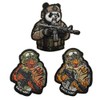 PHOENIX IKKI Funny Panda Tiger Tiger Tactical Military Airsoft Embroidered
