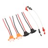 Electric Bike Charging Port Socket with Waterproof Cover Cable Connector