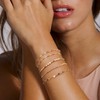 Sewyer Layered Gold Bracelets for Women 14K Layered Bracelets Set