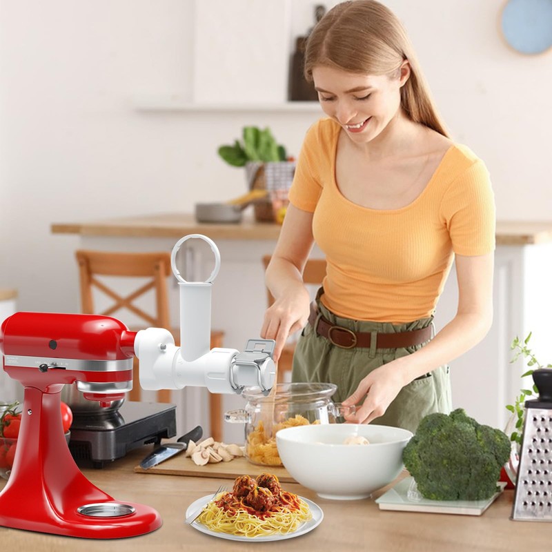 Pasta Maker Attachment for Kitchenaid Stand Mixer with 6 Different