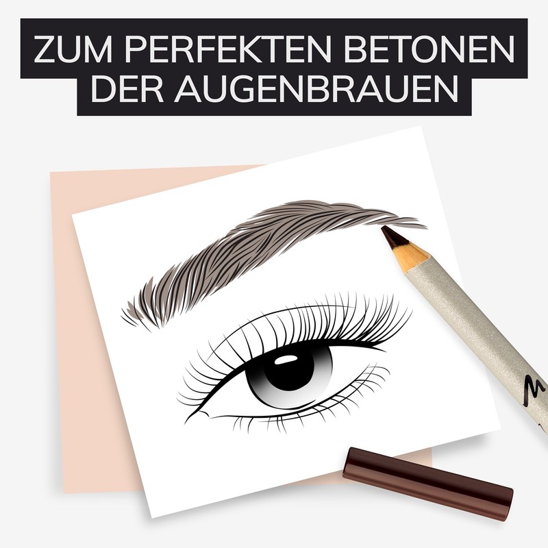 Manhattan Eyebrow Pencil – Light Brown Eyebrow Pencil for Emphasised
