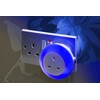 Auraglow Automatic Plug In Multi Colour Plug Through LED Nursery
