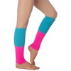 iB-iP Women's Neon Green Ballet Dance Warmer Aerobic Leg Warmers,