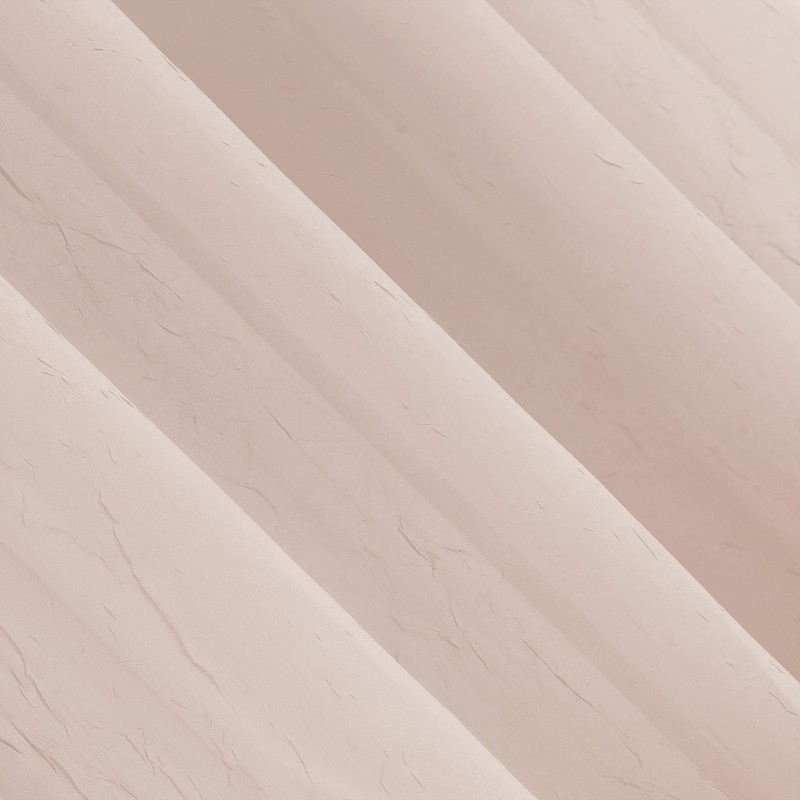 No. 918 Erica Crushed Sheer Voile Rod Pocket Curtain Panel,