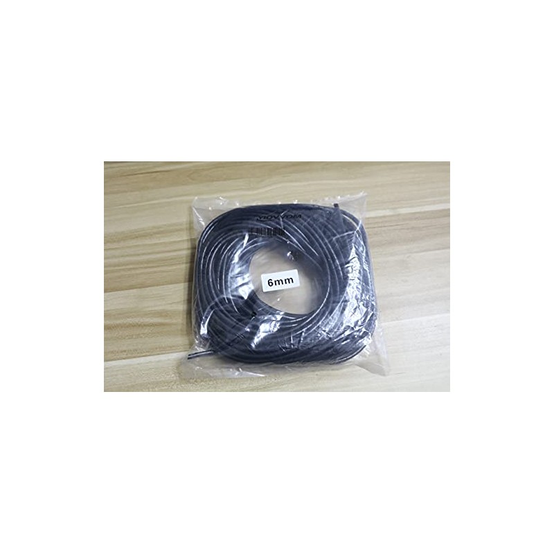 Copapa Spiral Wrap 21M 68 Ft PE Black Polyethylene Cable