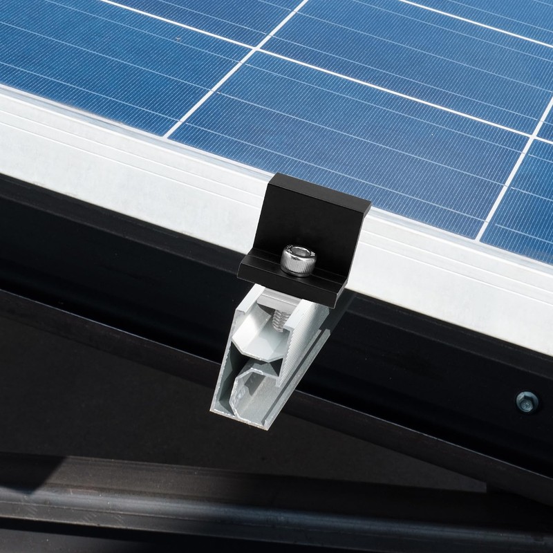 QWORK® Pack of 10 solar module holders, solar panel holder