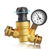 RVGUARD RV Water Pressure Regulator Valve With An Adjustable Knob,