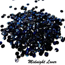 Transparent / Translucent Jelly Rhinestones 1000pcs - 5MM and 4MM sizes- Non-Hotfix flatback Resin AB - SS20, and SS16 - MNLVR - Specification: 4MM