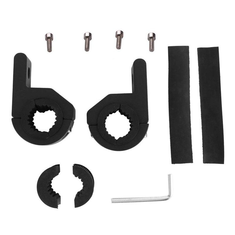 2pcs 19-30MM Universal Work Light Tube Clamp Mounting Bracket Bull
