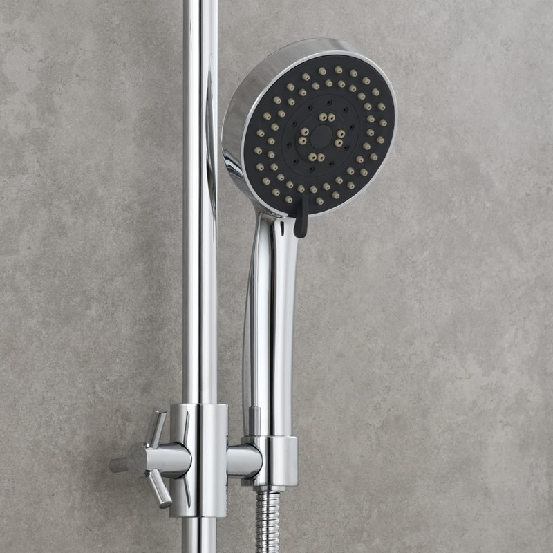 Tecmolog Brass Handheld Shower Bracket Adjustable Shower Head Holder for