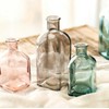 Coastal Style Small Decor Nordic Minimalist Glass Vase,Retro Green Set