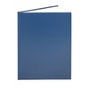 BookFactory Large Blue Blank Book/Blank Notebook - 96 Pages Blank