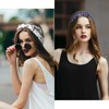 6 diademas ajustables para mujer, diadema africana anudada, yoga, elásticas,