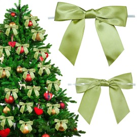 sesameless 30pcs Ribbon Bows for Activites Decoration,2.5cm Mini Bows for Tying Up Packages Gifts,Small Bows to DIY Party Decor for Wrapping Christmas Tree/New Year (Black)