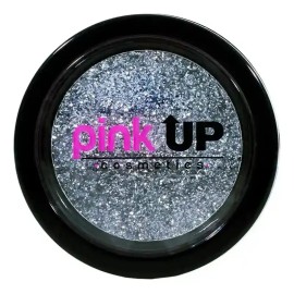 Pink Up, Glitter Compacto, Alta Adherencia, Textura Suave Sombra Silver