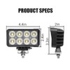 EXZEIT 64W Led Tractor Work Lights, 5600Lms Led Truck Work