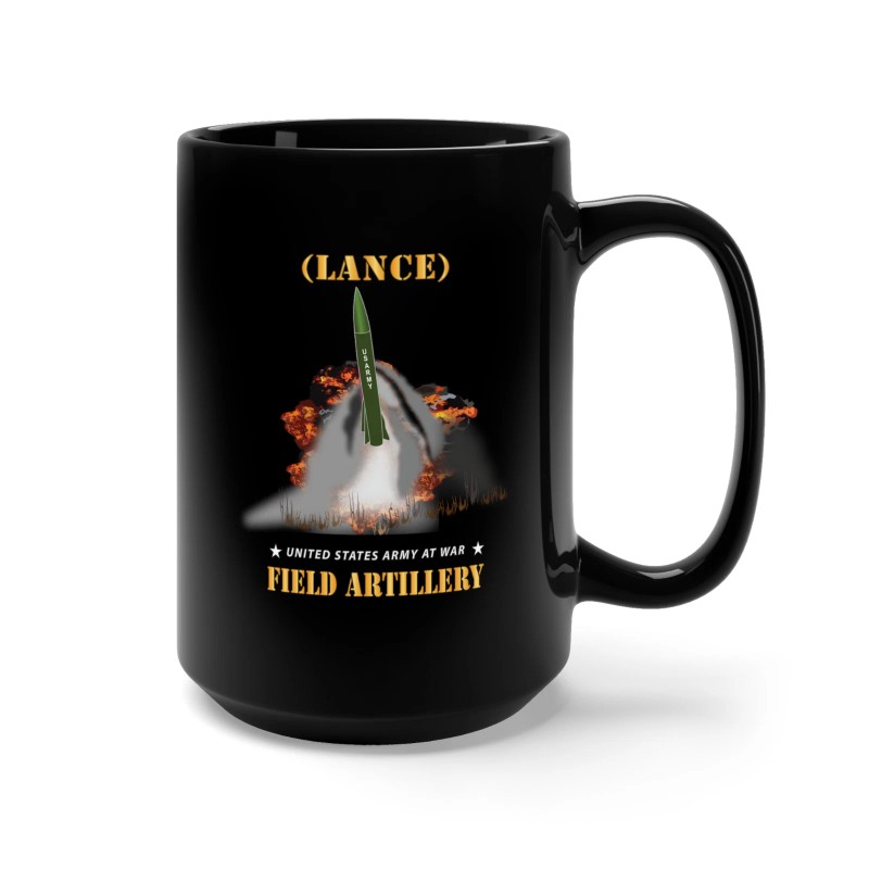MIP Black Mug 15oz - Army - Field Artillery -