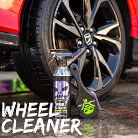 Voodoo Ride® Wheel Cleaner with Iron Remover - pH Neutral, Color-Changing Formula, Instantly Attacks Brake Dust, Dirt, Grease, and Grime, Easy Spray and Rinse Application