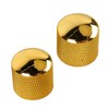 4Pcs Guitar Knob Metal Volume Tone Dome Control Knob Musical