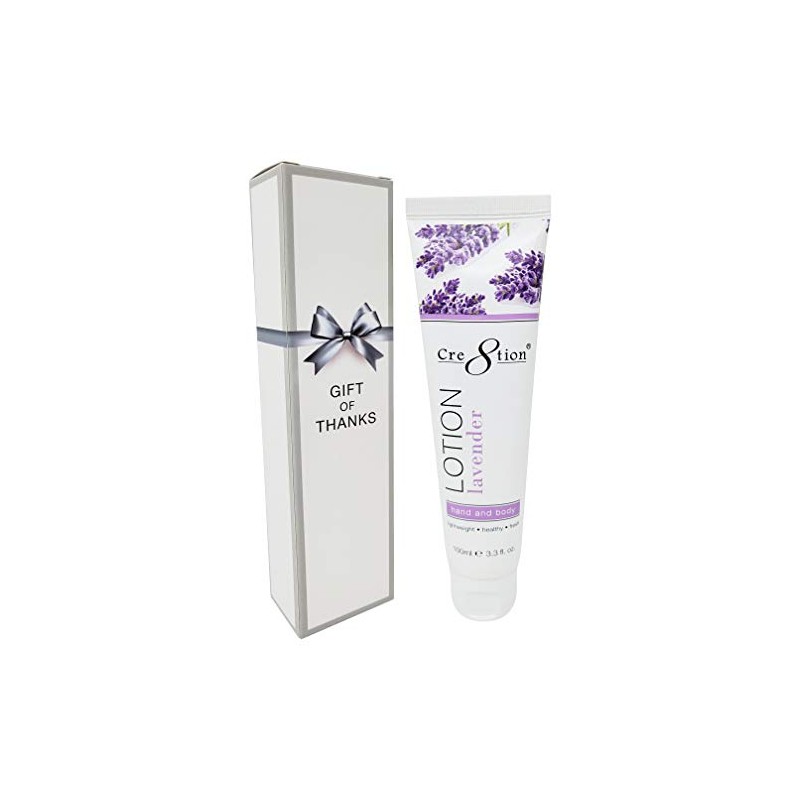 Cre8tion Premium Hand and Body Lotion, Made in Korea (Lavender)