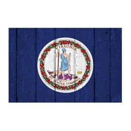 Virginia Words Letter Stickers Cute State Pride Patriotic Flag Notebook Wall Decals Vinyl Wall Art Murals Quotes for Living Room Bathroom Teen Room Home Decorations 22in