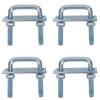 MYZHRE 4 Pcs Leaf Spring Clamp Kit, Fits Up To