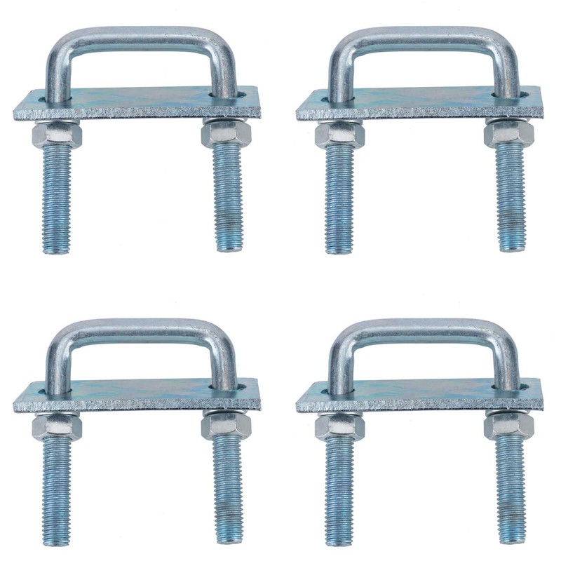 MYZHRE 4 Pcs Leaf Spring Clamp Kit, Fits Up To