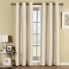 Royal Tradition Blackout Curtain 42 x 96 Inch, Beige Single