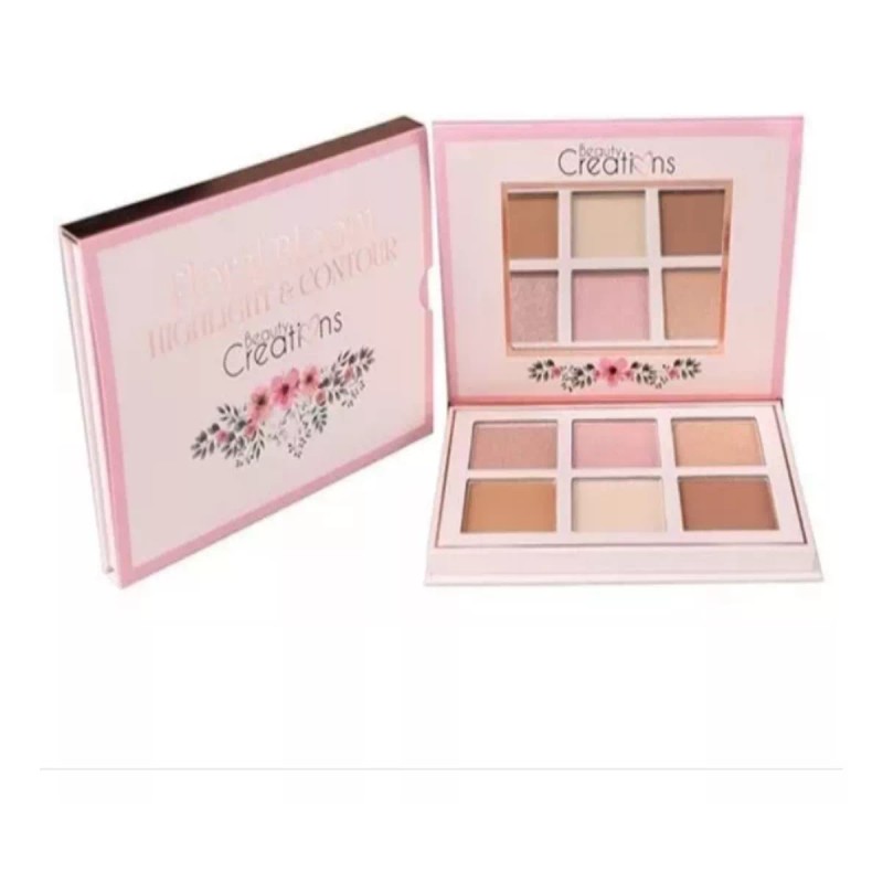 Beauty Creations Paleta Con 6 Polvos Highlight & Contour Beauty