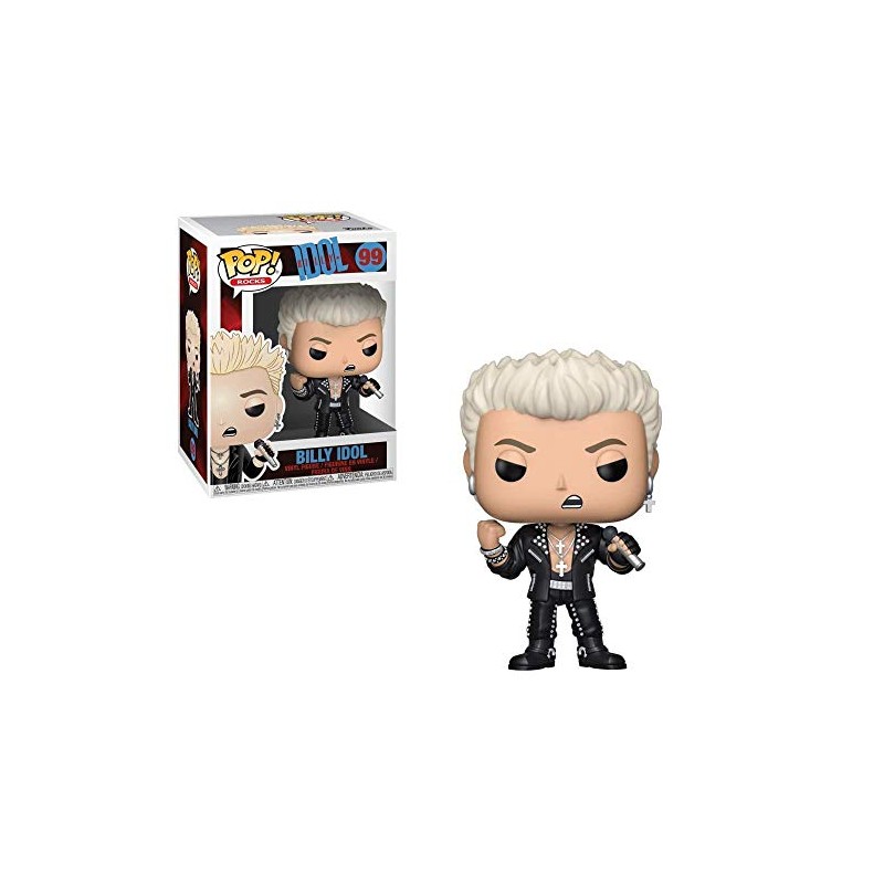 Funko POP! Rocks: Billy Idol, Multicolor, Standard
