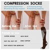 Hi Clasmix 6 Pairs Copper Compression Socks for Men &