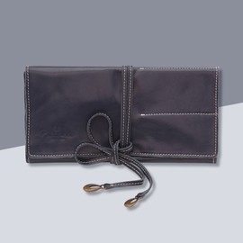 Picasso 6-Pocket Leather Brush Pouch