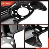 A-Premium Front Driver or Passenger Side Brake Dust Shield Compatible