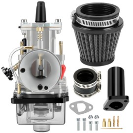 YOXUFA PWK 24 mm Carburetor Intake Pipe Assembly for Predator 212 224cc 196cc 200cc 6.5hp Engine Coleman CT200U BT200X Baja Warrior Trailmaster Mb200 GX200 Mini Bike Go Kart High Efficiency Parts
