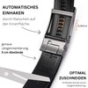 Frentree Men's Automatic Leather Belt with Ratchet, 35 mm Genuine