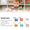 Lock Key Toy DIY Early Education Sorting Matching Fun Cartoon