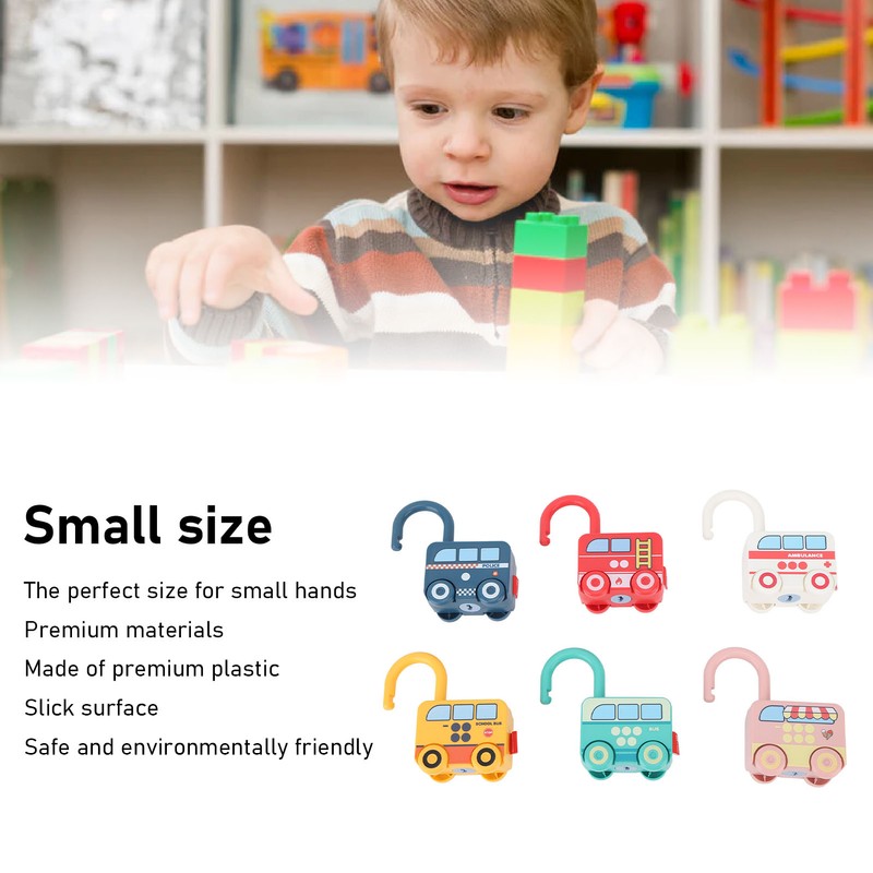 Lock Key Toy DIY Early Education Sorting Matching Fun Cartoon