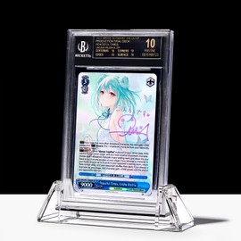 BGS Acrylic Stand Clear / Color for Graded Card Display / Slab Holder Beckett (BGS, Clear)