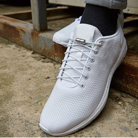 Elastic No Tie Shoelaces,Tieless Shoe Laces for Adults and Kids White