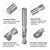 sourcing map Solid Carbide Drill Bit, 8mm (0.315") YG6X/C3 Micro-Grain