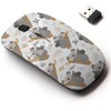 CJCBROES 2.4G Wireless Mouse with Cute Pattern Design for All