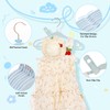 Tonswachic 30-Pack 11 Inch Baby Closet Hangers with 10 Clips