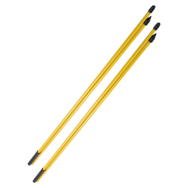 Fiberglass Golf Alignment Sticks 2 Sections Foldable Golf Direction Indicator