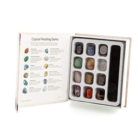 Crystal Healing Spiritual Wellness Kit Gemstones Mixed Bulk Crystals 12 Stones