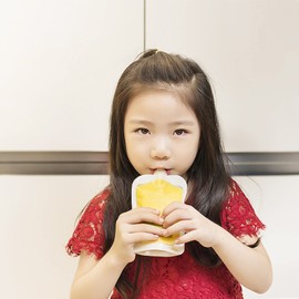 Greensen Baby Food Pouch Beutel, Wiederverwendbare Baby-Fruchtpüree-Beutel spülmaschinen- und Gefrierschrankgeeignet für Säuglinge mit Einfachem Befüllen Selbstfütterung Aufbewahrung