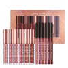 6 Pcs Velvety Matte Lip Gloss + lip Liner Set