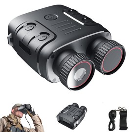 condinggen Night Vision Binoculars,1080P 5X Digital Zoom 984Ft 7-Level Adjustable Infrared Night Vision for Photography,Wildlife Watching,Camping